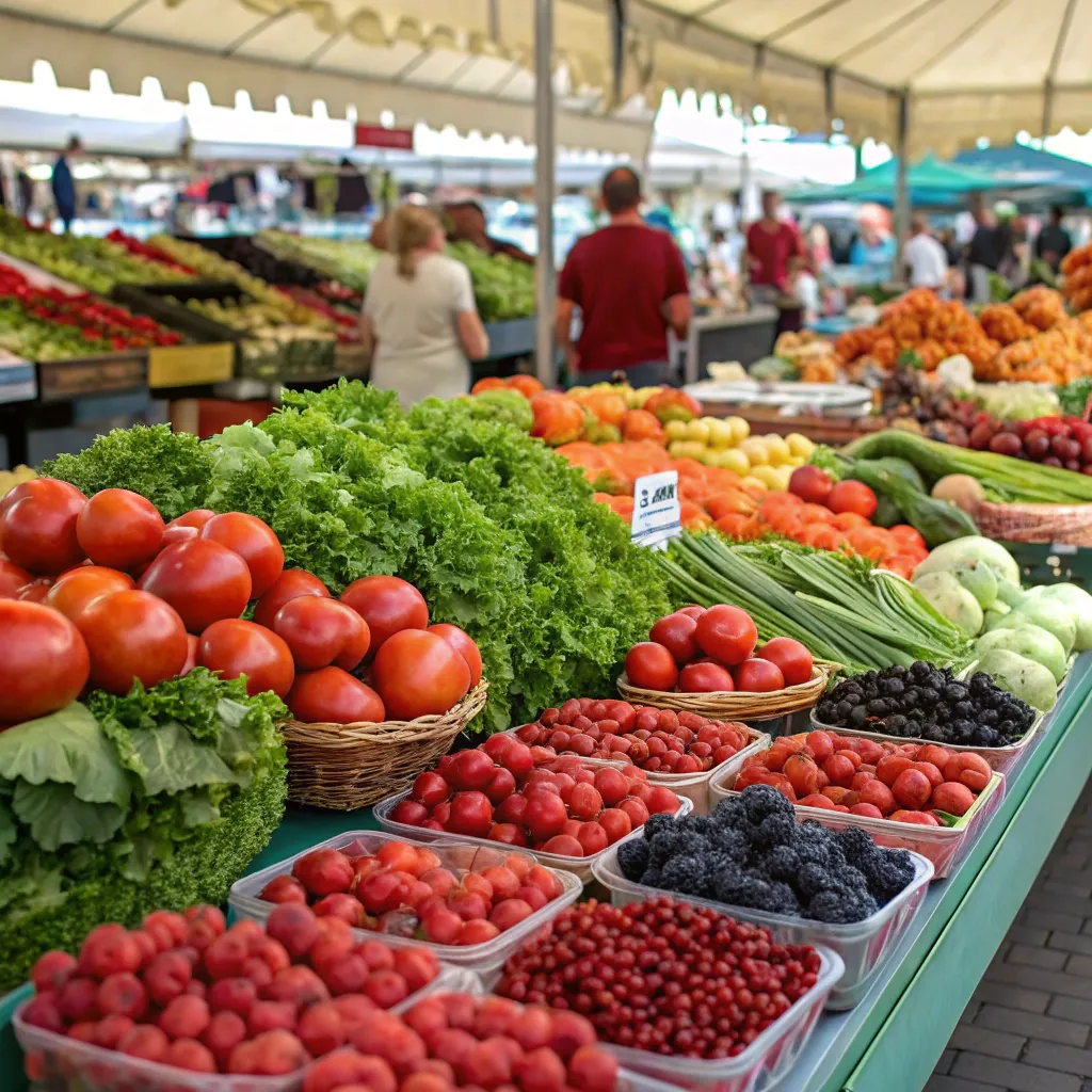 Fresh Produce at Farmers Market